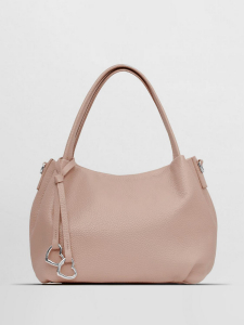 Женская кожаная сумка Richet 2959LN 757 Пудра