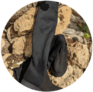 Ab.Zapatos Botas-medias 22 Negro АКЦИЯ