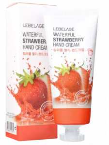 LEBELAGE. Крем для рук увлажняющий с экстрактом клубники, WATERFUL STRAWBERRY HAND CREAM, 100 мл.