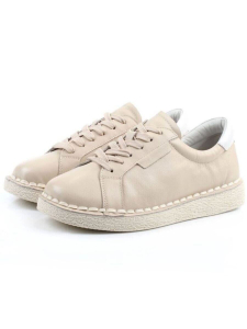 03-XKL22-033 BEIGE Полуботинки женские (натуральная кожа)