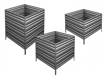 Компостер оцинкованный с перфорацией (1000х1000х1000 мм)