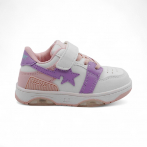 Кроссовки летние В791-23 бело розовые