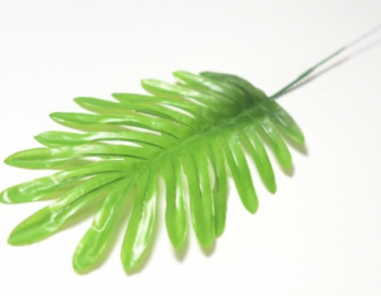 Искусственные цветы, Ветка из листа пальмы (1010237) светло-зеленый