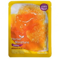 Тканевая маска для лица с медом 38 гр / Herbal Moisture Honey facial mask