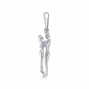 Подвеска родированная серебро 925*