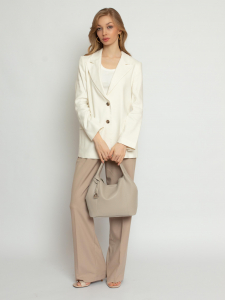 Женская кожаная сумка Richet 2920LG 930 Бежевый