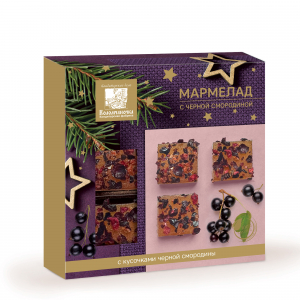 НГ Мармелад фруктовый Черная смородина расф. 0,110  (12шт/кор)