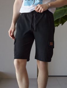 Шорты-карго из легкого футера