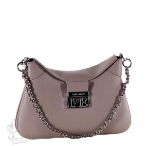 Сумка женская кожаная 6001Q beige Polina&Eiterou  в Новосибирске