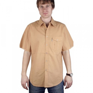 st Мужская рубашка Maestro Casual Beig2-5K