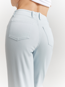 Джинсы укороченные из хлопка