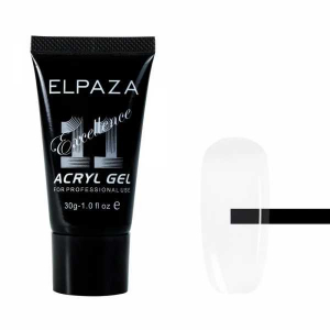 Акрилгель для наращивания ногтей Excellence №11 прозрачный, 60 мл ELPAZA