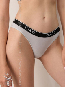 Трусы LB2247 Basic Black_White Conte Elegant Дроп слип