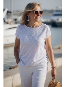 Футболка летняя ажурная WF/01