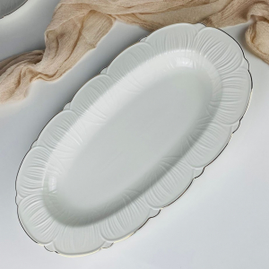 109-277 Овальное блюдо 41см ORCHIDEA в под.уп.(х8)Фарфор