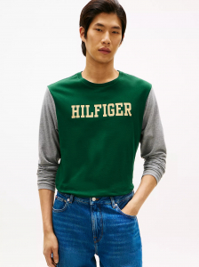 Long-Sleeve Colorblock Hilfiger T-Shirt