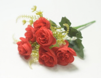 Искусственные цветы, Ветка в букете пион 6 веток (1010237)