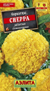 Семена Бархатцы Сиерра золотые Ц/П