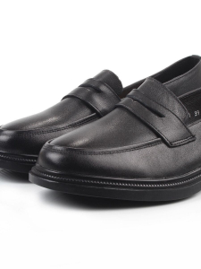 03-DYL123-1 BLACK Лоферы женские (натуральная кожа)