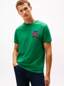 Textured Monogram Logo T-Shirt