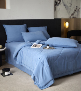 Одеяло Mency Бархатный сатин с простыней и наволочками ODMENBS002