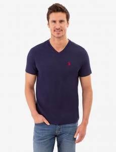 SOLID V-NECK T-SHIRT