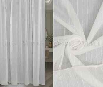 Тюль Елочка с вкраплениями дождик