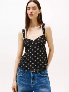 Tommy Jeans Sleeveless Floral Print Top