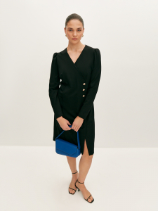 Асимметричная сумка синяя