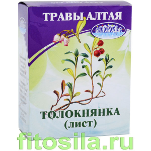 Толокнянка, лист, 50 г, коробочка, чайный напиток