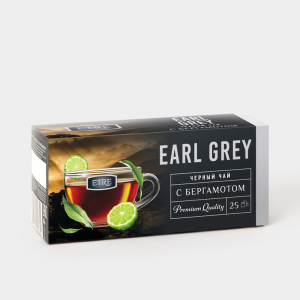 «ETRE», чай Earl Grey черный, бергамот, 25 пакетиков, 50 г