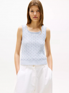 Cable Knit Sweater Tank