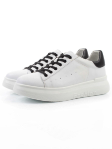 03-YC151-2 WHITE Кроссовки женские (натуральная кожа)