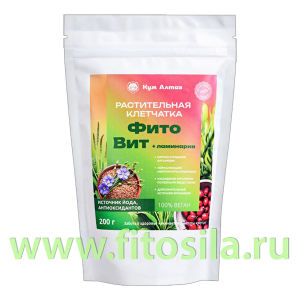 Растительная клетчатка ФитоВит + Ламинария  200г (дойпак) 