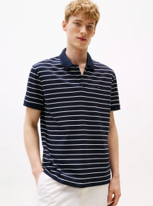 Regular Fit Stripe Cotton Polo