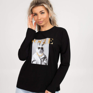 Лонгслив Софт (черный) Оз