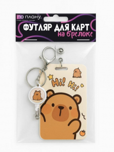 Футляр для карт с брелоком ПО ПЛАНУ. 