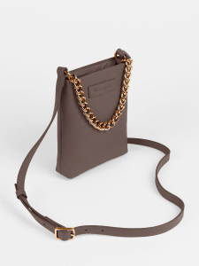 Женская кожаная сумка Richet 3258LG 251 Тауп