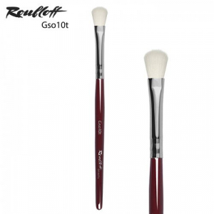 Кисть gso10t Roubloff овальная для нанесения и растушевки теней, синтетика имитация козы