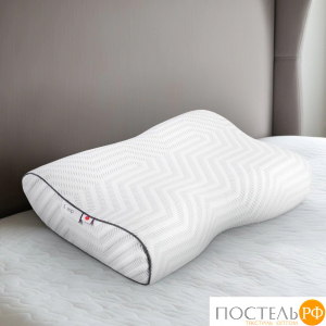 SLEEPIX АМЕЯ ЭРГО КУЛ бел Подушка анатомическая с охл.гелем 57х31х10/11,7, 1 пр., плстр/пенополиуретан