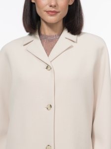 Пальто из плотной вискозной ткани