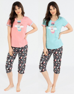 VS 010063 6350 /футболка и капри жен/