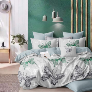 Полукомплект пододеяльник 200х200 и 2 наволочки 70х70 Эсмеральда поплин