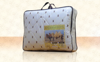 Одеяло верблюжье, деми/тик (цвета в ассортименте)