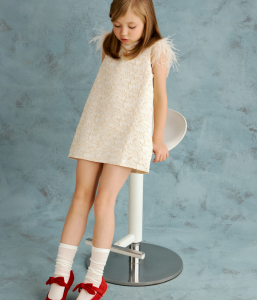 GIRLS Jacquard dress/ Платье детское/AW23TKG058