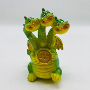 Копилка Трехголовый Дракон с долларом (арт. 22340-340-1D)