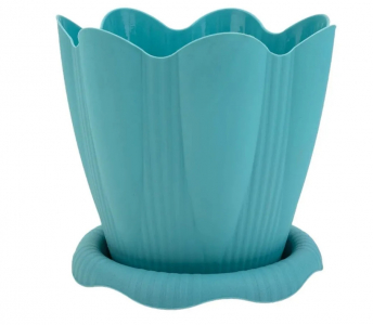 Горшок Эдельвейс+под.1.5л колор