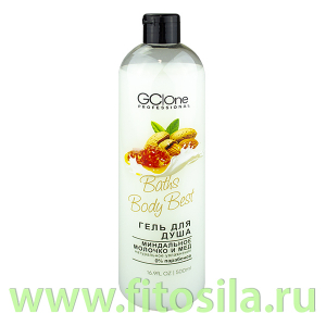 Гель для душа Миндальное молочко и мёд 500мл BATHS BODY BEST