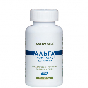 Альгакомплекс® для сохранения мужского здоровья и восполнения запасов йода БАД, 60 капс.
