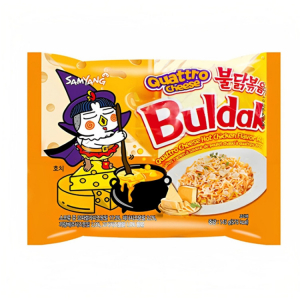 Лапша б/п Samyang со вкусом курицы и 4 сыра, 145 г